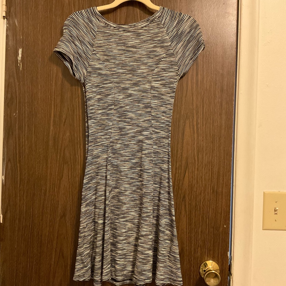 Black & White Striped Dress